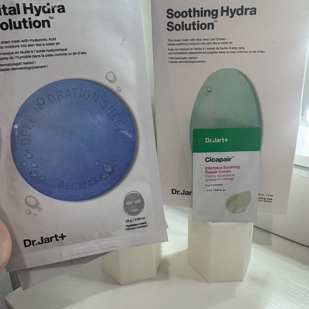 Dr. Jart+ Bundle! 4x Deep Hydration Sheet Mask, 5x Soothing Hydra Sheet Mask - Picture 1 of 1